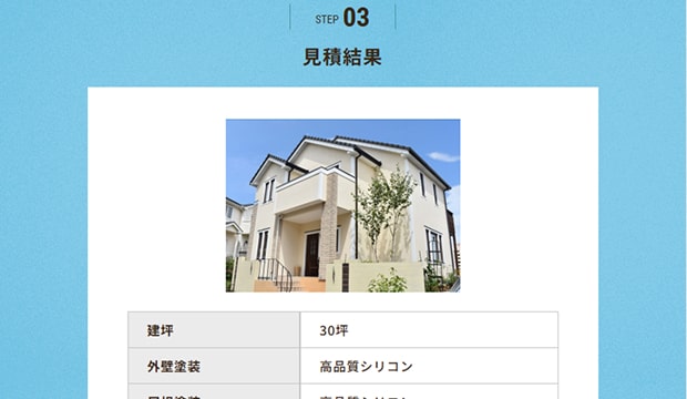 見積シミュレーションのイメージ